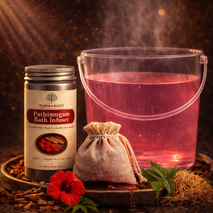Pathimugam Bath Infuser - A Sacred Bath Ritual