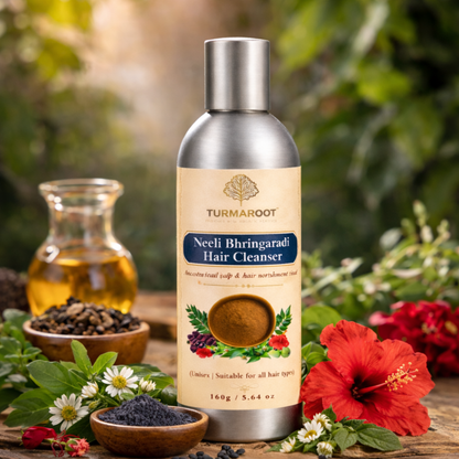 Neeli Bhringaradi Hair Cleanser - Scalp & Hair Nourishment Ritual