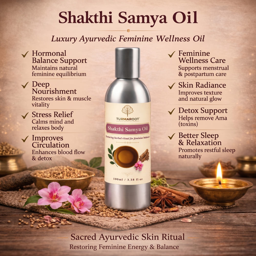 Sakthi Samya Oil - Premium Ayurvedic Herbal Oil for Feminine Balance