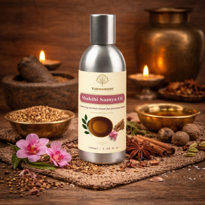 Sakthi Samya Oil - Premium Ayurvedic Herbal Oil for Feminine Balance