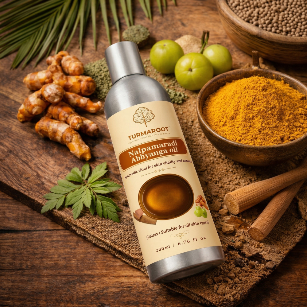 Nalpamaradi Abhyanga Oil - Classical Ayurvedic Herbal Body Oil